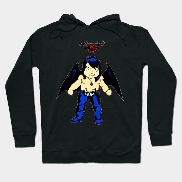 Batzig Danzig Hoodie by Alan Frost artwork